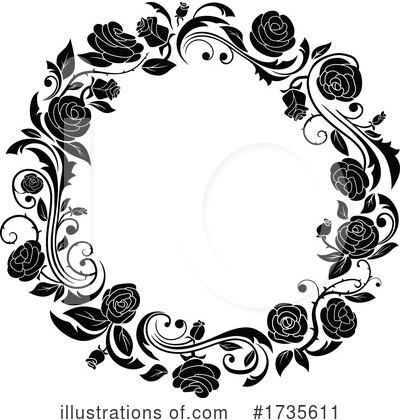 Royalty-Free (RF) Floral Clipart Illustration by Vector Tradition SM - Stock Sample #1735611