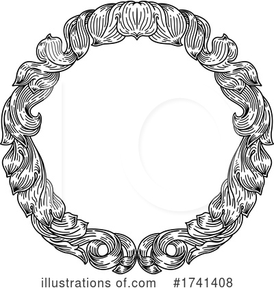 Wreath Clipart #1741408 by AtStockIllustration