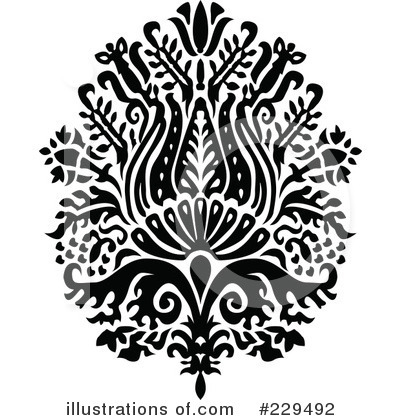 Royalty-Free (RF) Floral Clipart Illustration by BestVector - Stock Sample #229492