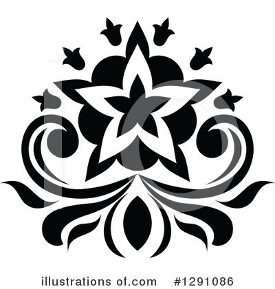 Royalty-Free (RF) Floral Design Element Clipart Illustration by Vector Tradition SM - Stock Sample #1291086