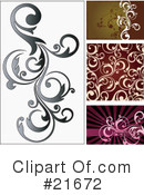 Floral Elements Clipart #21672 by OnFocusMedia