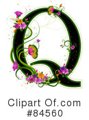 Floral Letter Clipart #84560 by BNP Design Studio