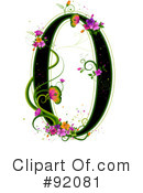 Floral Number Clipart #92081 by BNP Design Studio