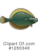 Flounder Clipart #1260349 by Vector Tradition SM