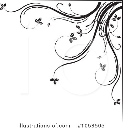 Royalty-Free (RF) Flourish Clipart Illustration by MilsiArt - Stock Sample #1058505