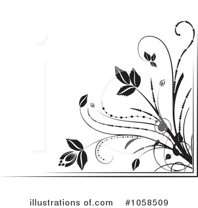 Royalty-Free (RF) Flourish Clipart Illustration by MilsiArt - Stock Sample #1058509