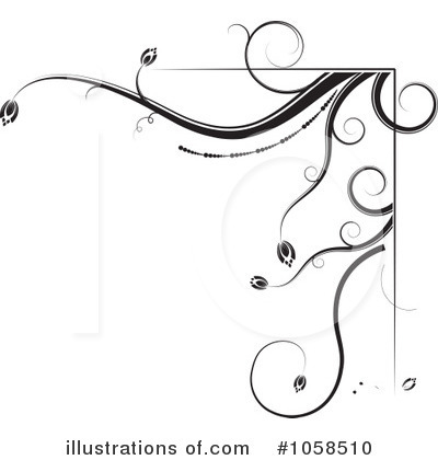 Royalty-Free (RF) Flourish Clipart Illustration by MilsiArt - Stock Sample #1058510