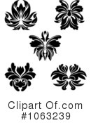 Flourish Clipart #1063239 by Vector Tradition SM