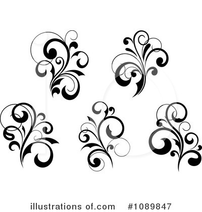 Royalty-Free (RF) Flourish Clipart Illustration by Vector Tradition SM - Stock Sample #1089847