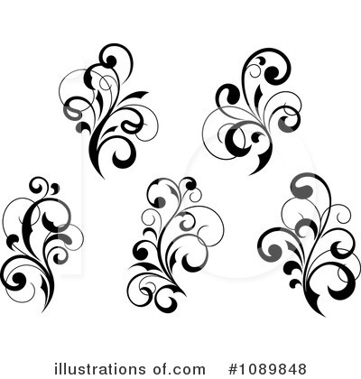 Royalty-Free (RF) Flourish Clipart Illustration by Vector Tradition SM - Stock Sample #1089848