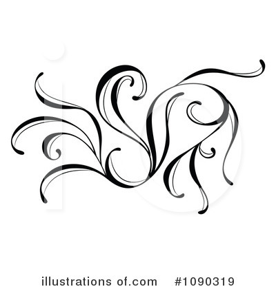 Royalty-Free (RF) Flourish Clipart Illustration by Cherie Reve - Stock Sample #1090319