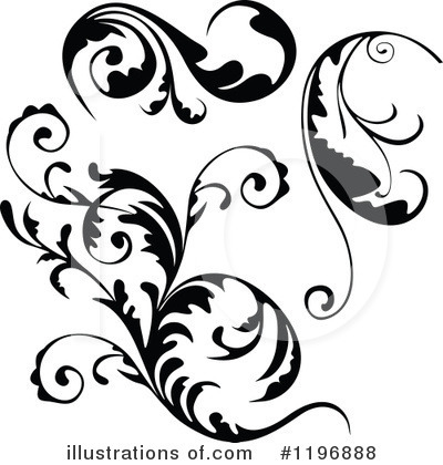 Royalty-Free (RF) Flourish Clipart Illustration by dero - Stock Sample #1196888