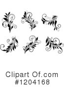 Flourish Clipart #1204168 by Vector Tradition SM