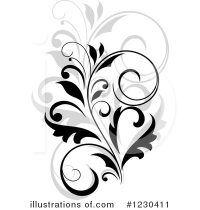Royalty-Free (RF) Flourish Clipart Illustration by Vector Tradition SM - Stock Sample #1230411