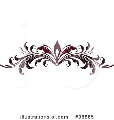 Royalty-Free (RF) Flourish Clipart Illustration by OnFocusMedia - Stock Sample #98865