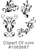 Flourishes Clipart #1063687 by Vector Tradition SM