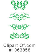 Flourishes Clipart #1063858 by Vector Tradition SM