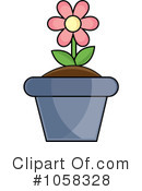 Flower Clipart #1058328 by Pams Clipart