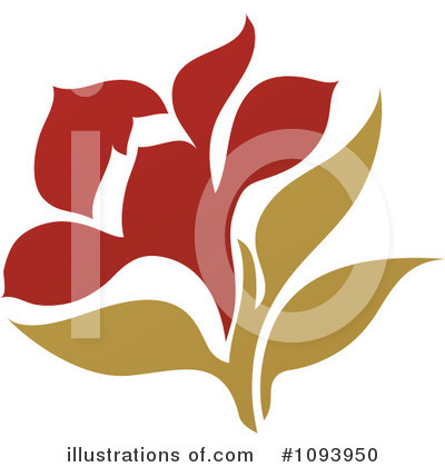 Royalty-Free (RF) Flower Clipart Illustration by elena - Stock Sample #1093950