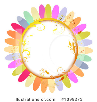 Royalty-Free (RF) Flower Clipart Illustration by merlinul - Stock Sample #1099273