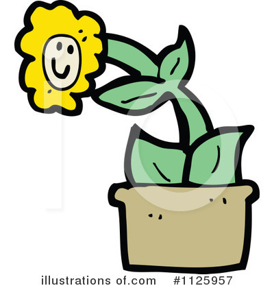 Sunflower Clipart #1125957 by lineartestpilot