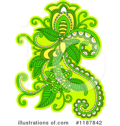 Royalty-Free (RF) Flower Clipart Illustration by Vector Tradition SM - Stock Sample #1187842