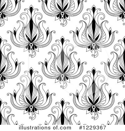 Paisley Clipart #1229367 by Vector Tradition SM