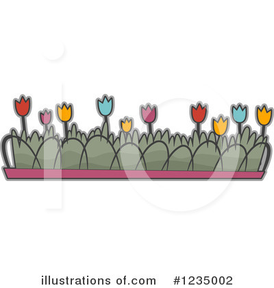 Royalty-Free (RF) Flower Clipart Illustration by BNP Design Studio - Stock Sample #1235002