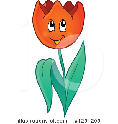 Royalty-Free (RF) Flower Clipart Illustration by visekart - Stock Sample #1291209