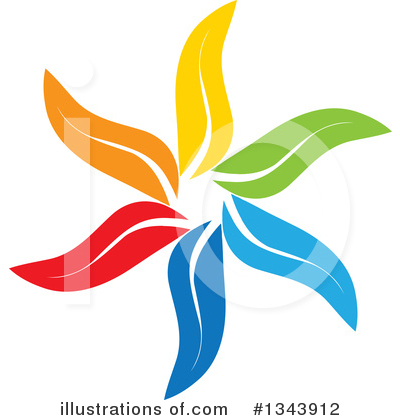 Royalty-Free (RF) Flower Clipart Illustration by ColorMagic - Stock Sample #1343912