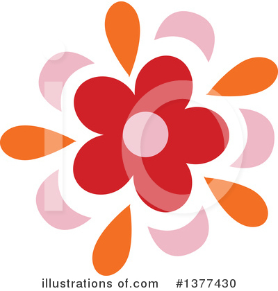 Floral Design Element Clipart #1377430 by Cherie Reve