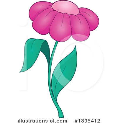 Royalty-Free (RF) Flower Clipart Illustration by visekart - Stock Sample #1395412