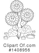 Flower Clipart #1408956 by visekart
