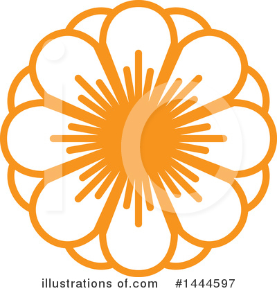 Royalty-Free (RF) Flower Clipart Illustration by ColorMagic - Stock Sample #1444597