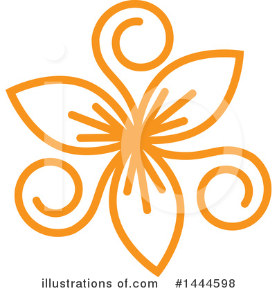 Royalty-Free (RF) Flower Clipart Illustration by ColorMagic - Stock Sample #1444598