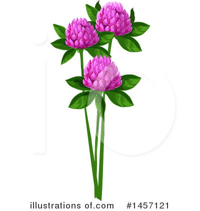 Royalty-Free (RF) Flower Clipart Illustration by Vector Tradition SM - Stock Sample #1457121