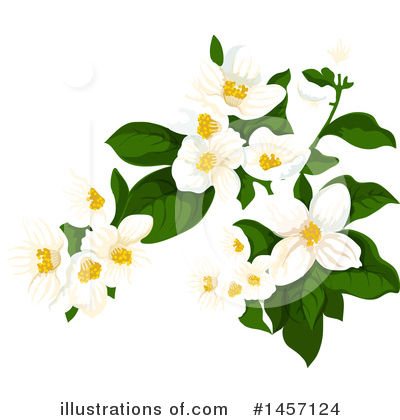 Royalty-Free (RF) Flower Clipart Illustration by Vector Tradition SM - Stock Sample #1457124