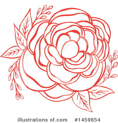 Royalty-Free (RF) Flower Clipart Illustration by Cherie Reve - Stock Sample #1459654
