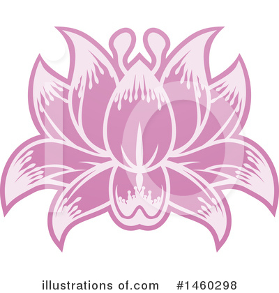 Lotus Flower Clipart #1460298 by AtStockIllustration