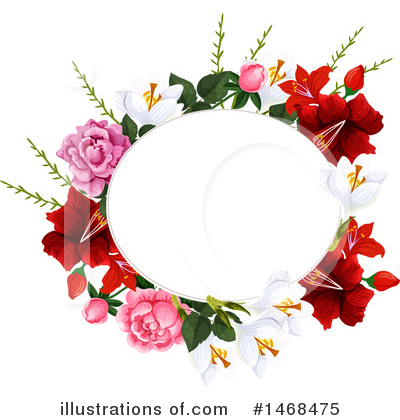 Royalty-Free (RF) Flower Clipart Illustration by Vector Tradition SM - Stock Sample #1468475