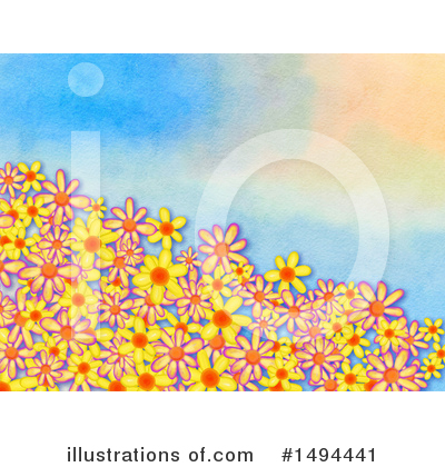 Royalty-Free (RF) Flower Clipart Illustration by Prawny - Stock Sample #1494441
