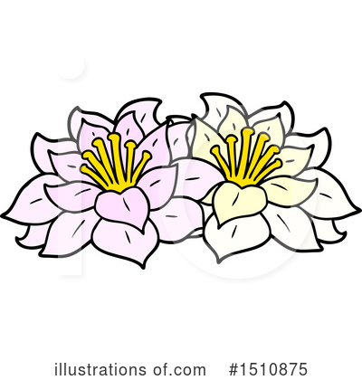 Royalty-Free (RF) Flower Clipart Illustration by lineartestpilot - Stock Sample #1510875