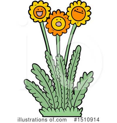 Royalty-Free (RF) Flower Clipart Illustration by lineartestpilot - Stock Sample #1510914