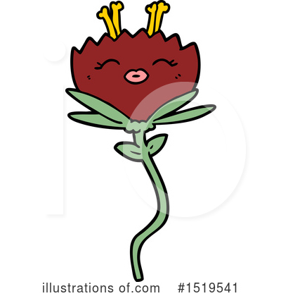 Royalty-Free (RF) Flower Clipart Illustration by lineartestpilot - Stock Sample #1519541