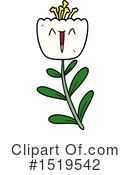 Flower Clipart #1519542 by lineartestpilot
