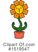 Flower Clipart #1519547 by lineartestpilot