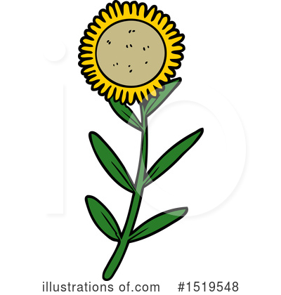 Royalty-Free (RF) Flower Clipart Illustration by lineartestpilot - Stock Sample #1519548