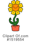 Flower Clipart #1519554 by lineartestpilot