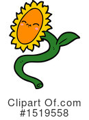 Flower Clipart #1519558 by lineartestpilot