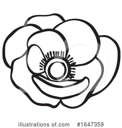 Royalty-Free (RF) Flower Clipart Illustration by Cherie Reve - Stock Sample #1647359